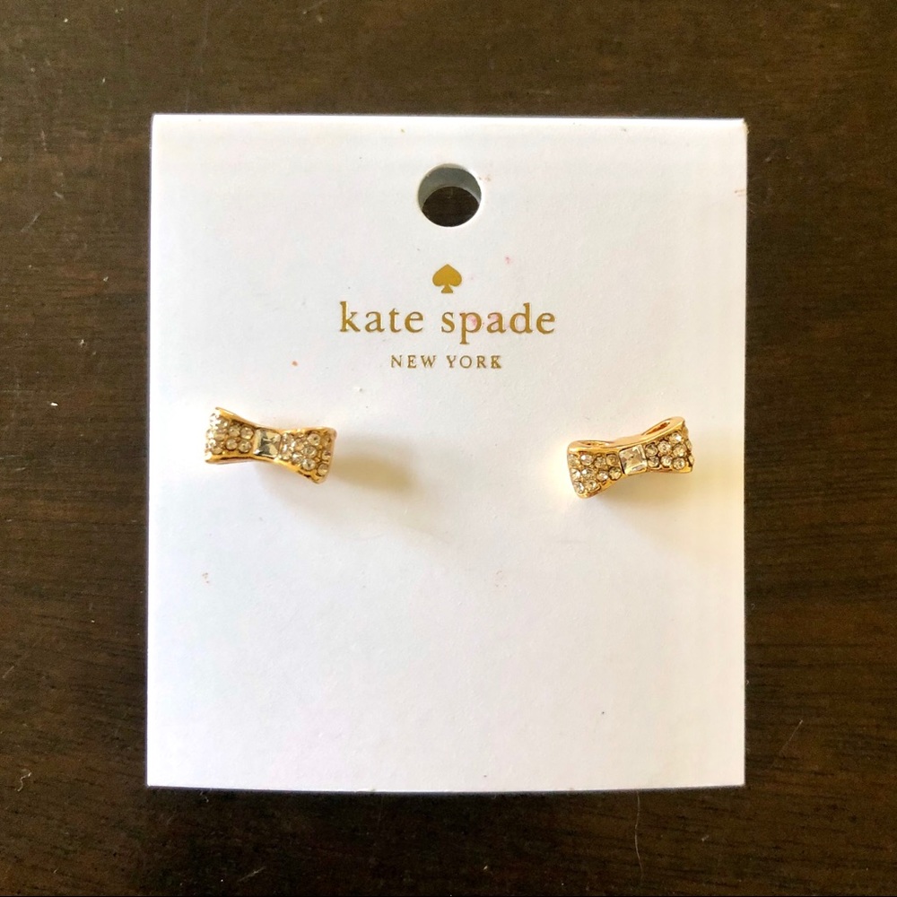 Kate Spade ♠️ Gold Bow Earrings